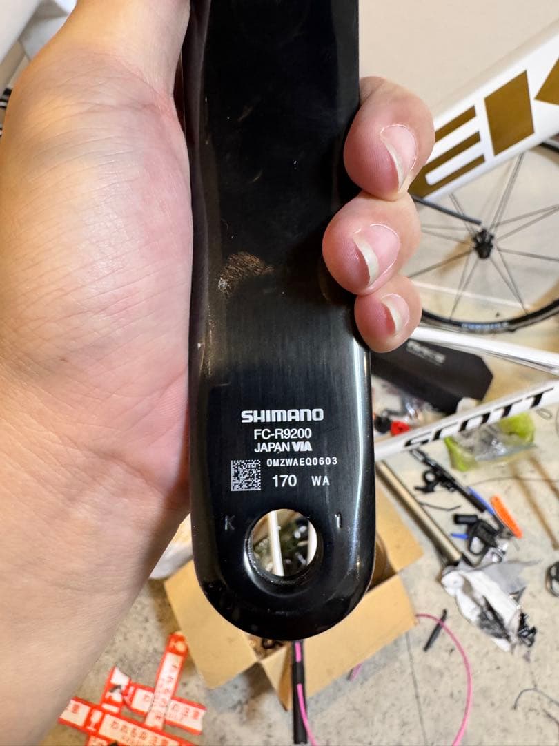 DURA-ACE ブラック クランク 170mm