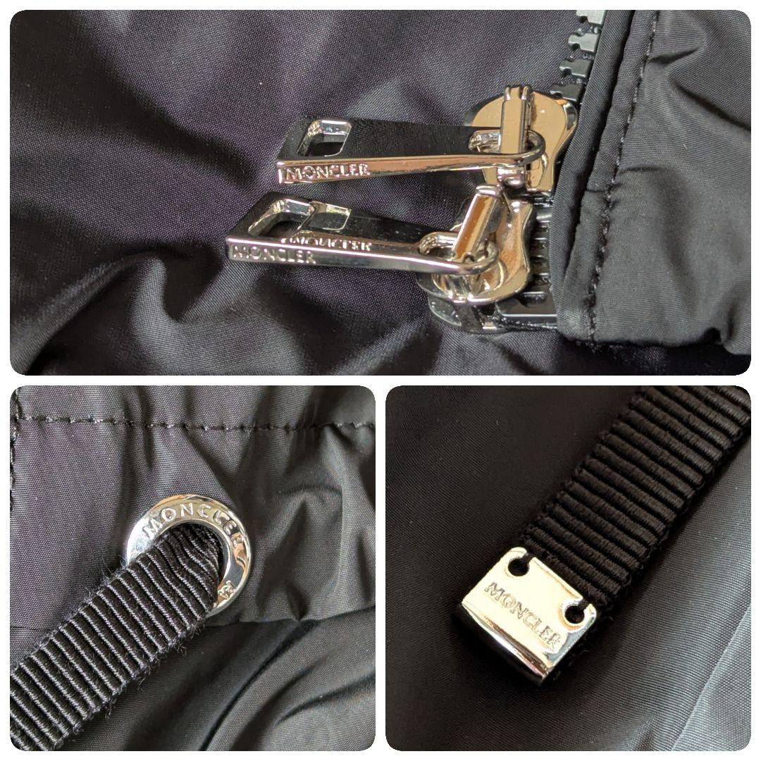 【人気モデル】 モンクレール TOPAZ ナイロンコート 黒 サイズ1 S相当