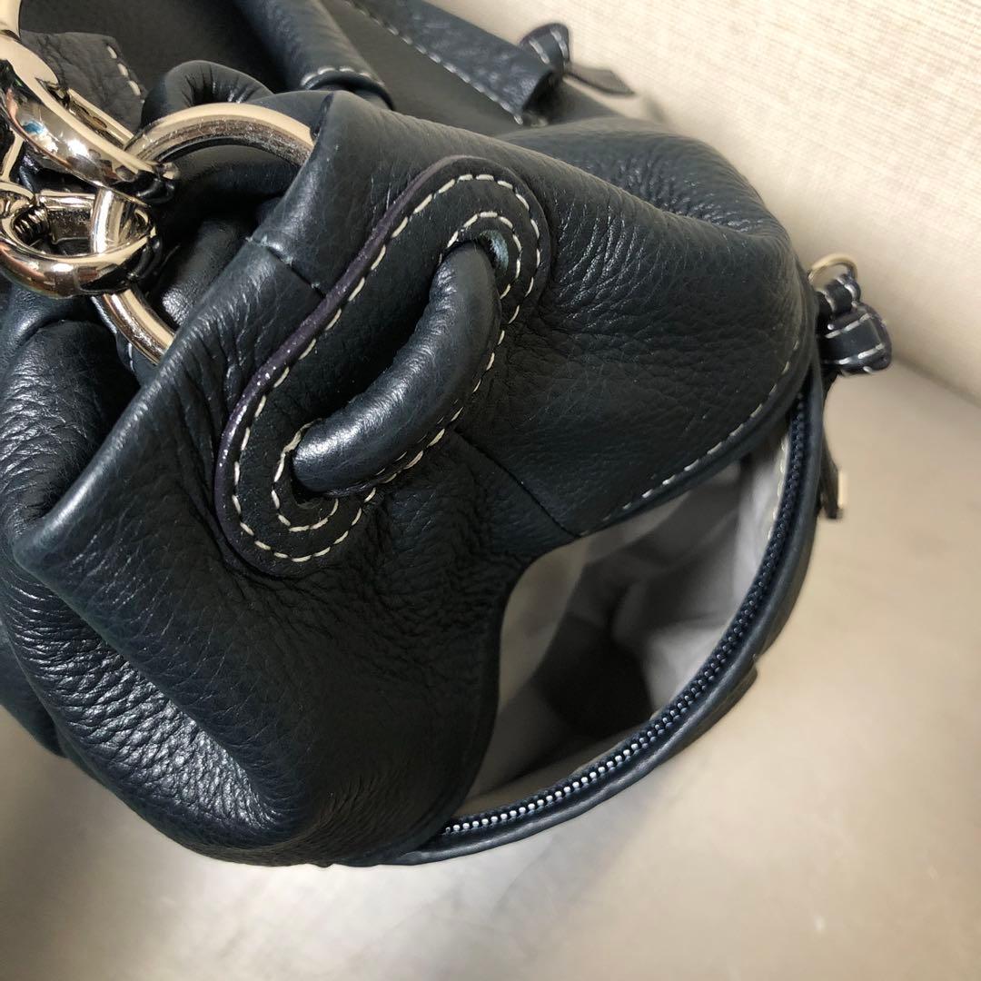 Kitamura キタムラ　横浜本町　本革　牛革　ショルダーバッグ　ハンドバッグ