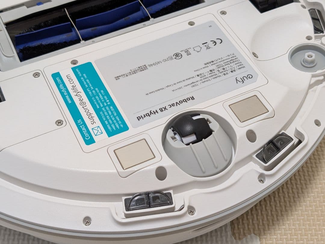 【美品】Eufy RoboVac X8 Hybrid（水拭未使用、予備部品多数）