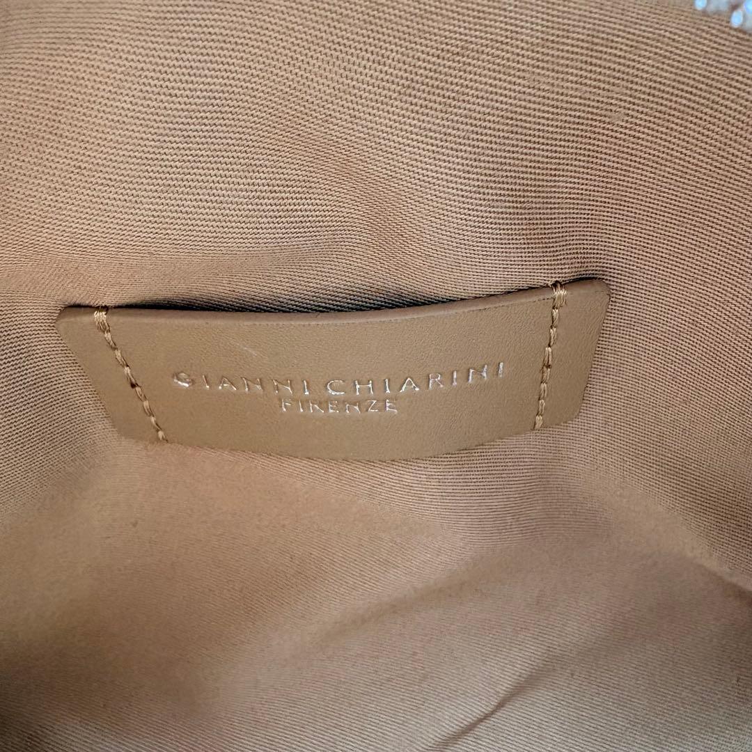 【美品】GIANNICHIARINI ショルダーバッグ アリファ S マーブル