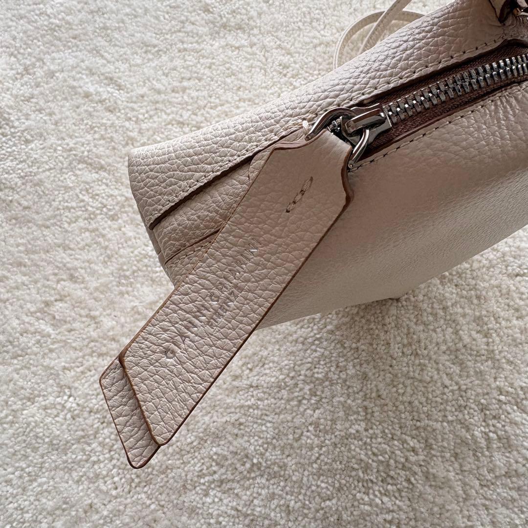 【美品】GIANNICHIARINI ショルダーバッグ アリファ S マーブル