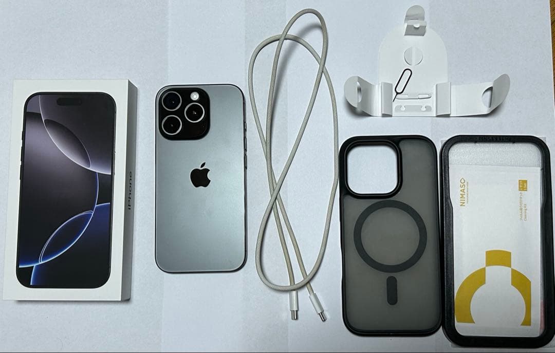 【美品】iPhone 16 Pro 256GB SIMフリー バッテリー91%