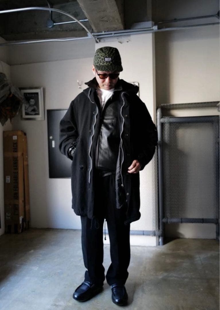 【Mサイズ】 anytee SuperBlack M65 parka