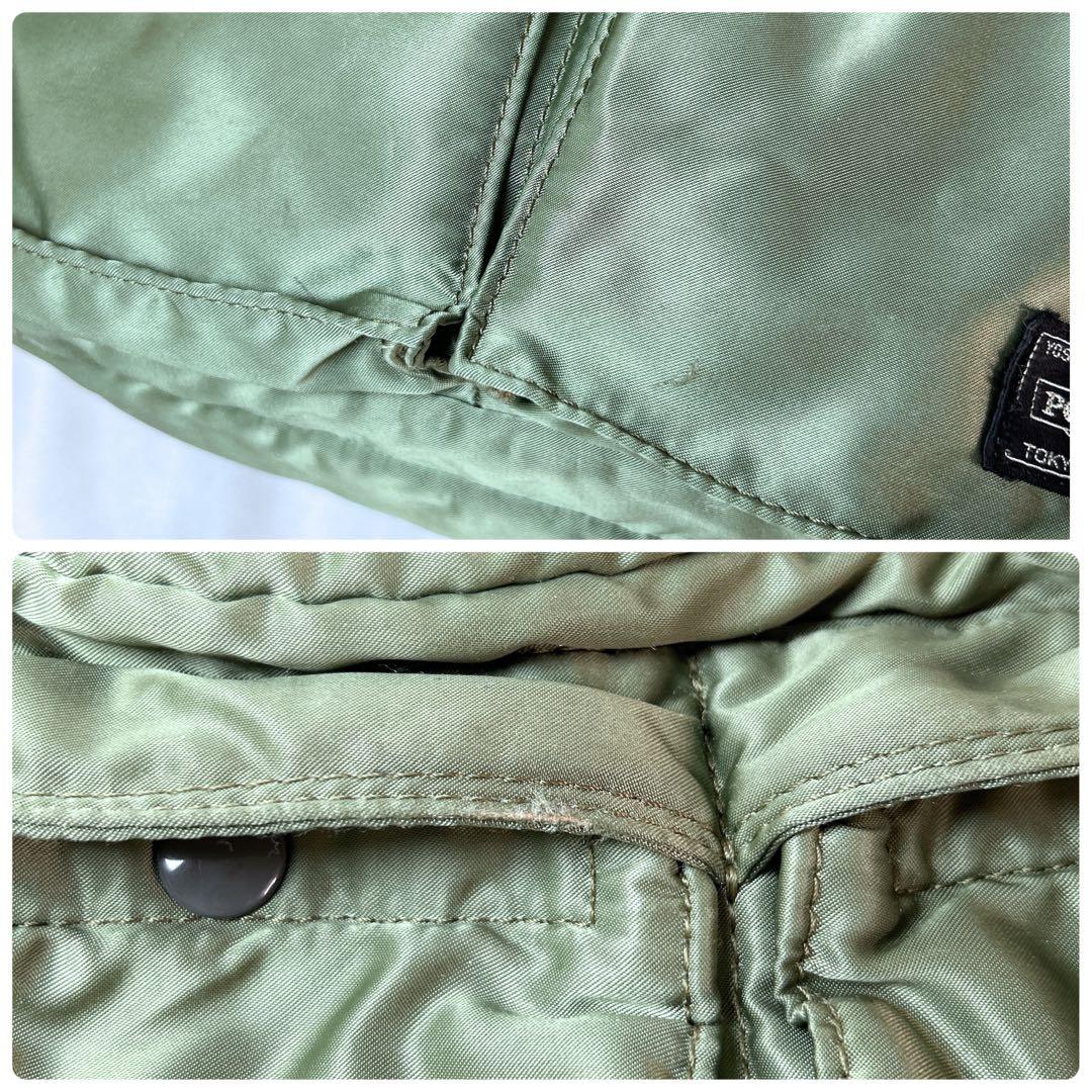 PORTER ポーター タンカー ショルダーバッグ 2層 セージグリーン