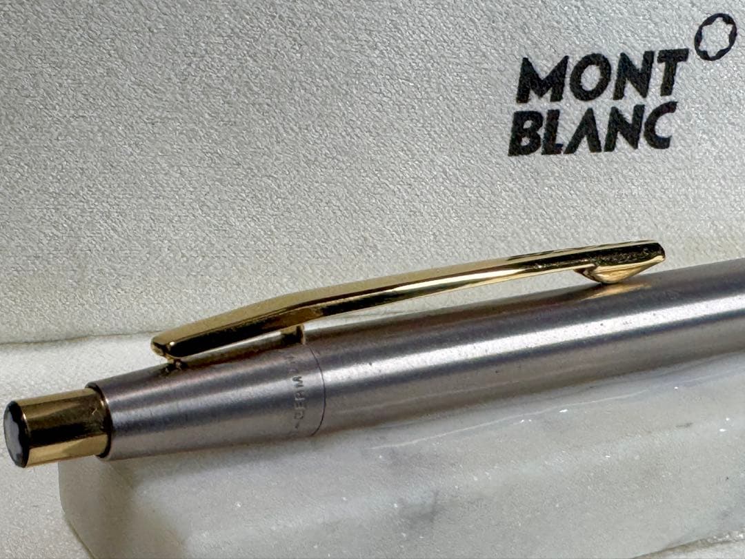 【極美品】MONT BLANC 1970S シルバーボールペン スリムライン