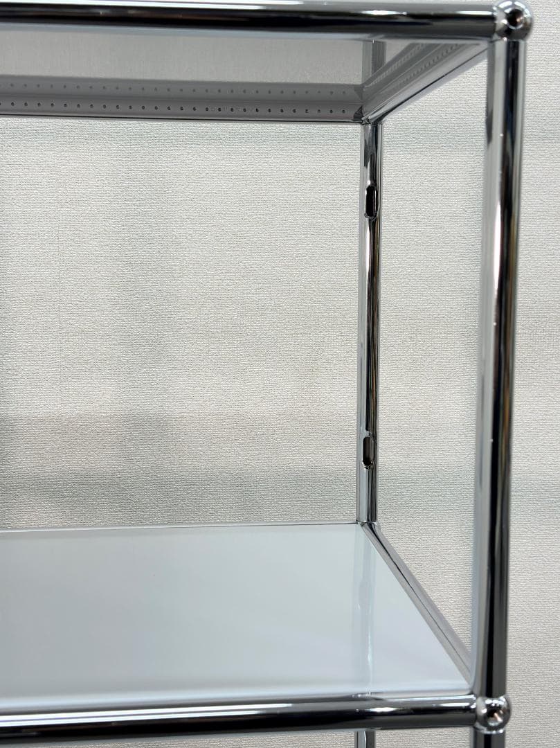 正規品■USMハラー■スリム　オープンシェルフ　1列3段　ライトグレー　シンプル