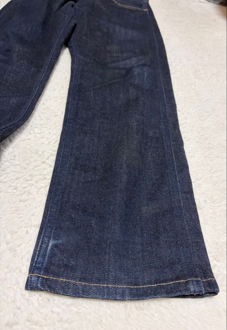 evisu×warehouse 鯛釣り　白カモメデニム　インディゴ　w36