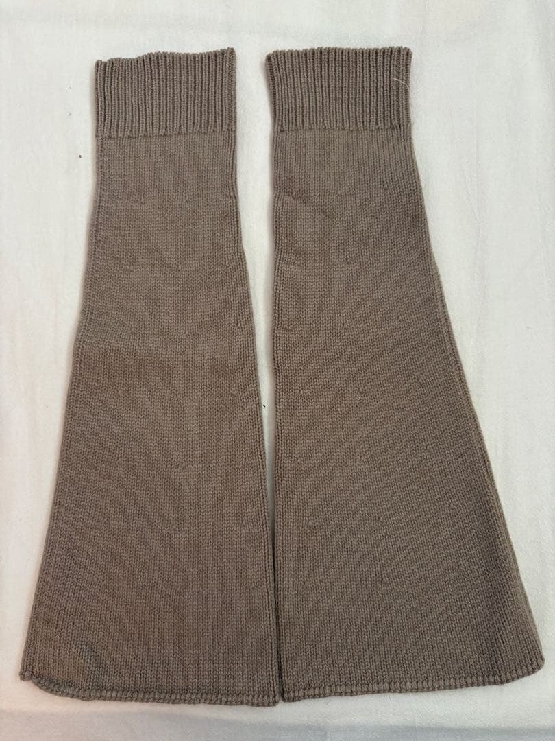 CARIAGGI レッグウォーマー カラーベージュ