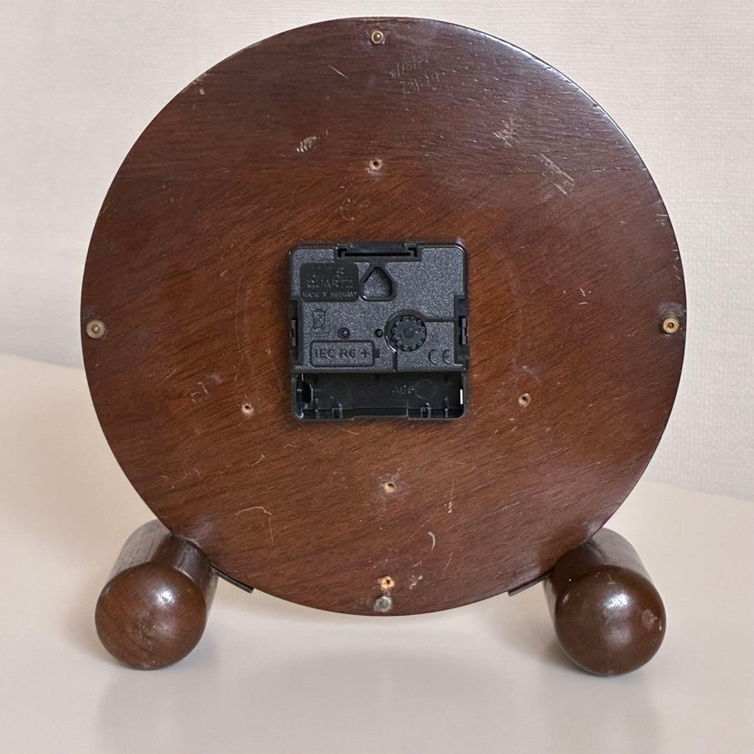 メンテ品 イギリス ヴィンテージ mec テーブルクロック 置き時計