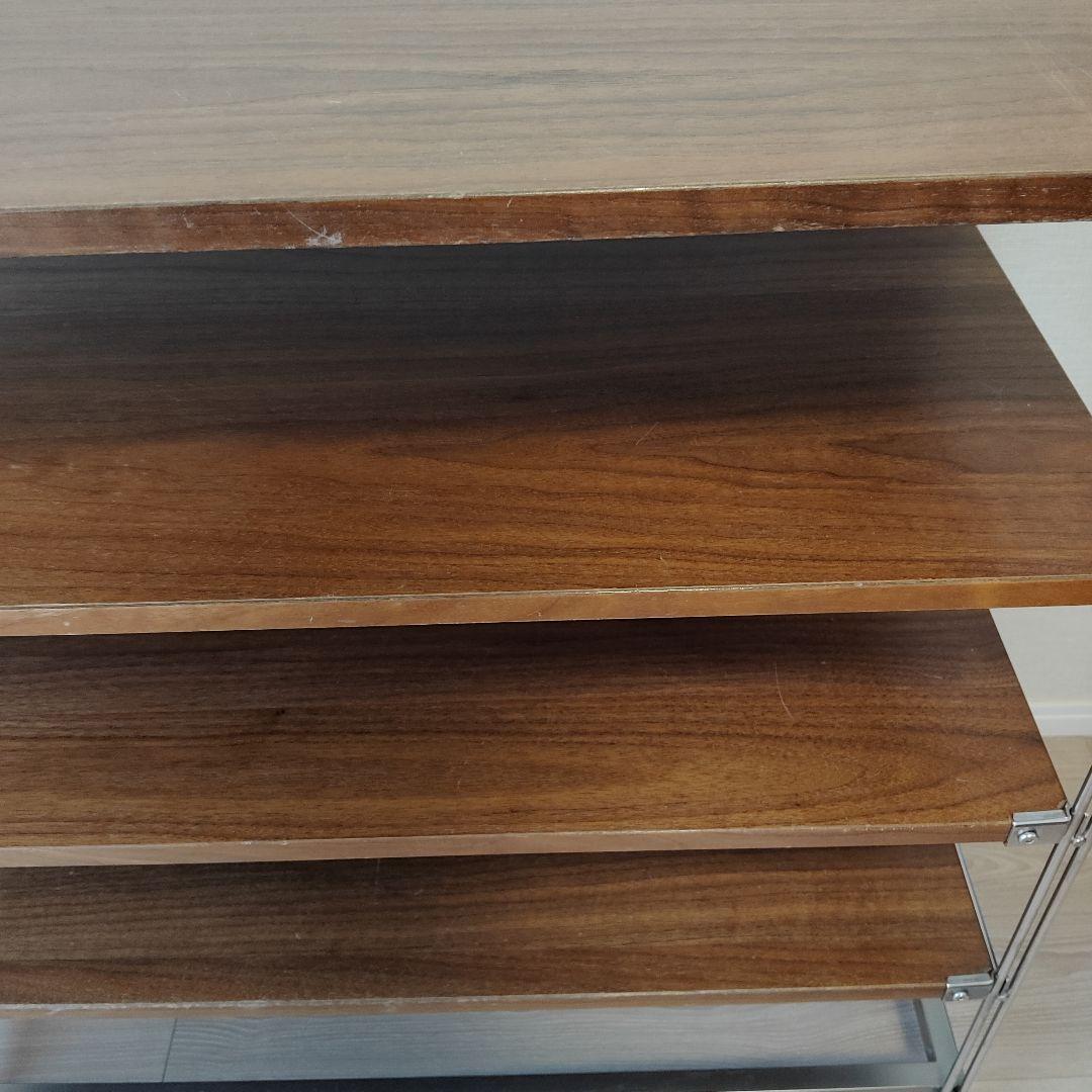 ユニットシェルフ　ウォールナッド