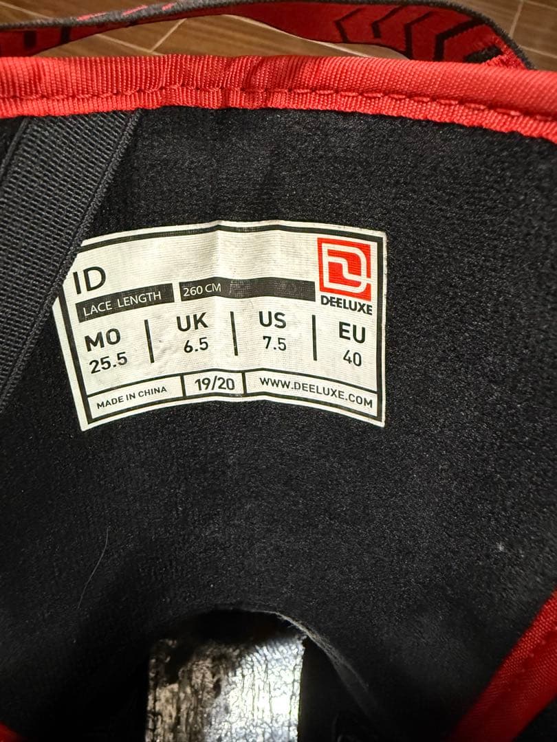 DEELUXE スノーボードブーツ レッド