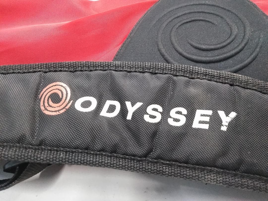 レア オデッセイ スタンド式 キャディバッグ クラブケース 7インチ 5分割 ●