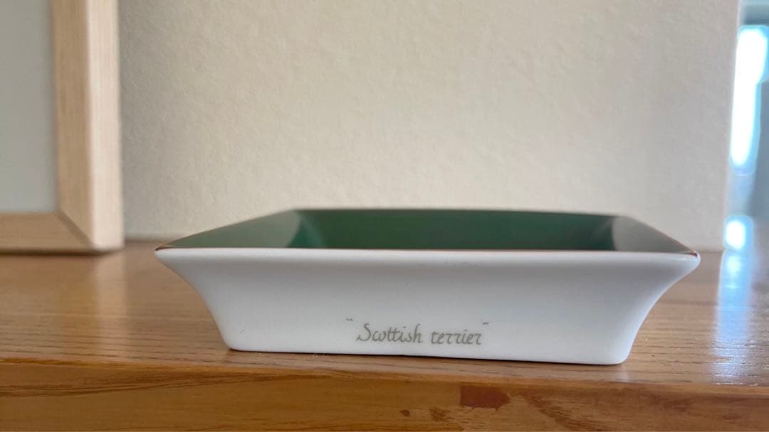 HERMES 灰皿　プレート　イノシシ　スコティッシュテリア