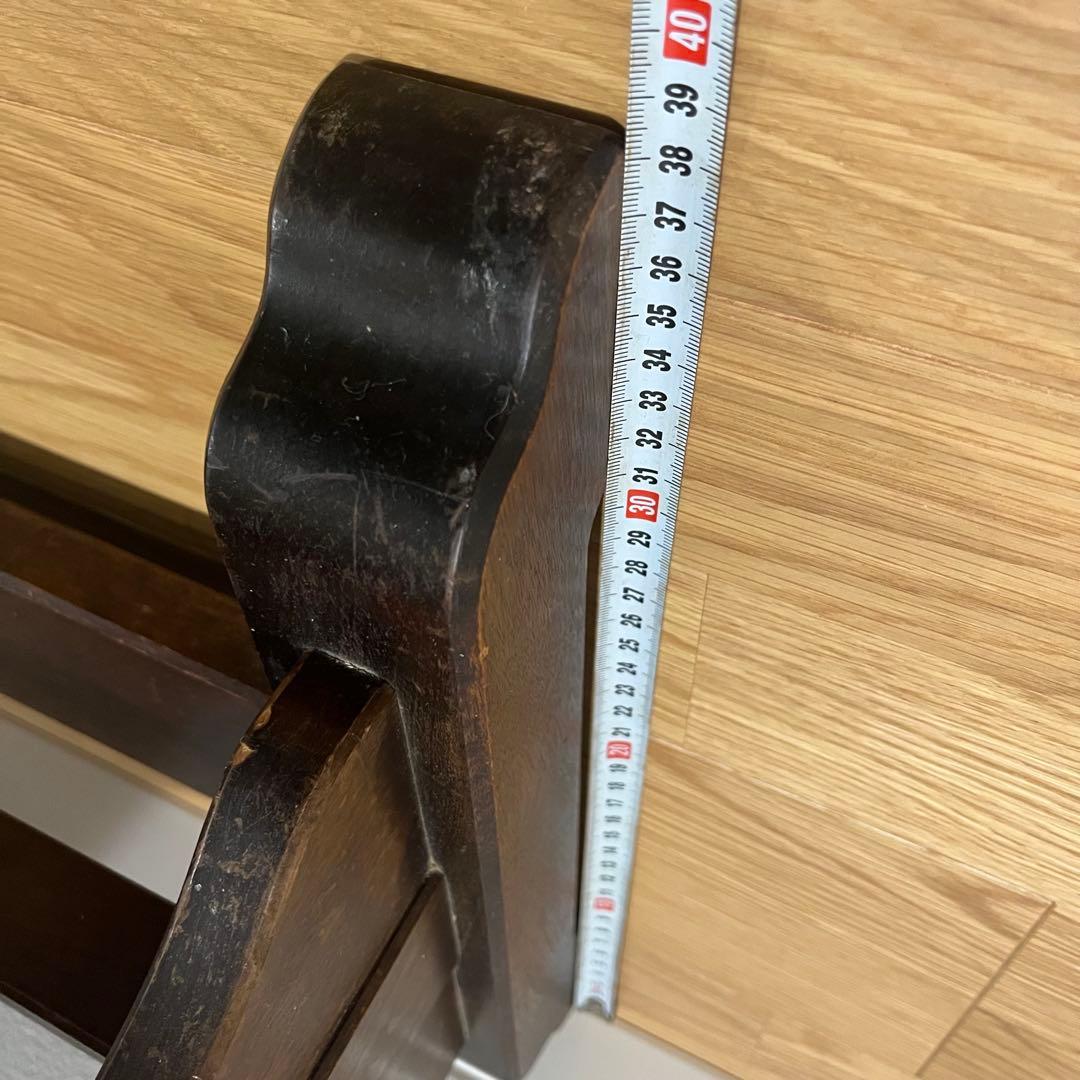 北海道民芸家具 スタンドミラー 姿見 全身鏡 鏡台 木製 アンティーク調