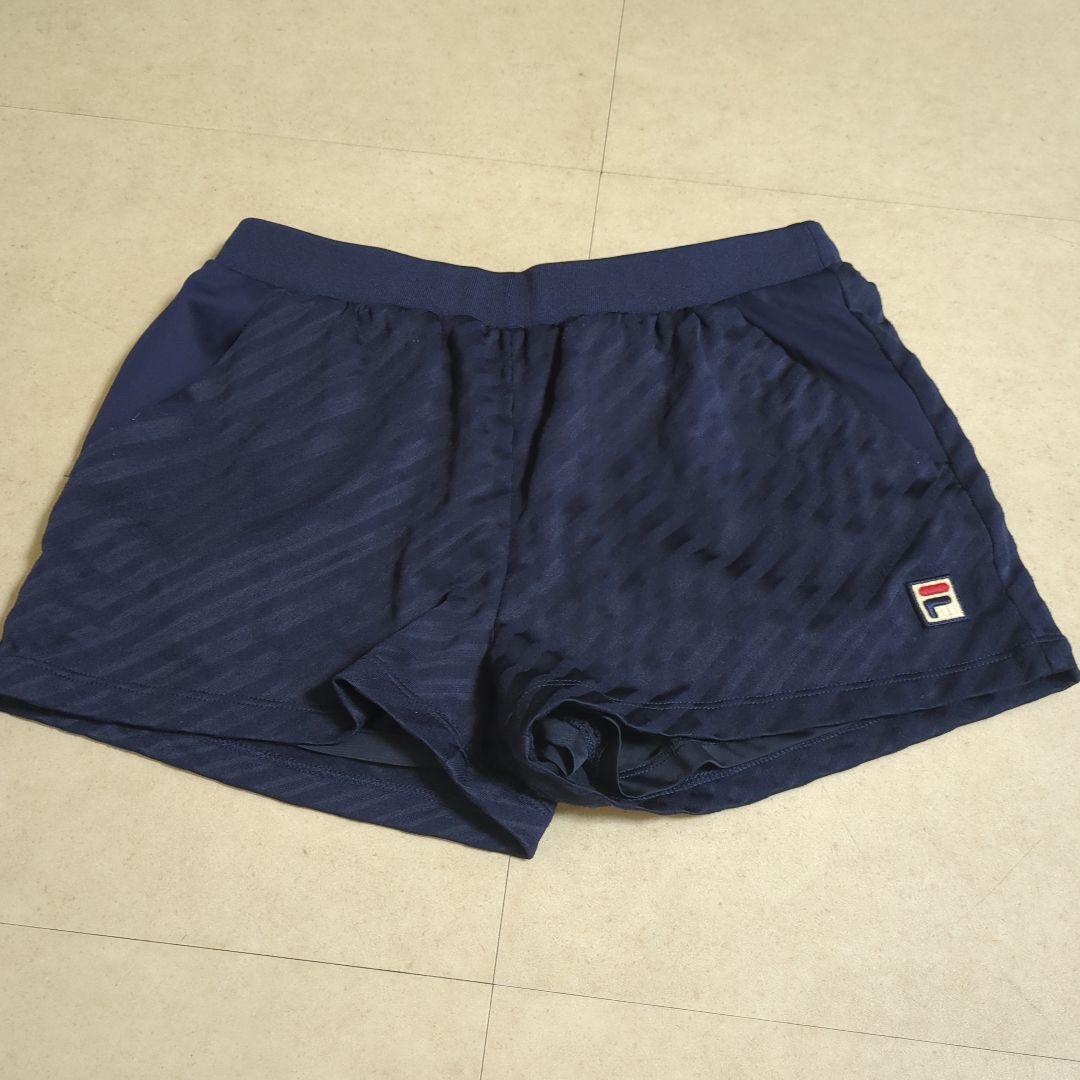 FILA ネイビー シャツ ショートパンツ
