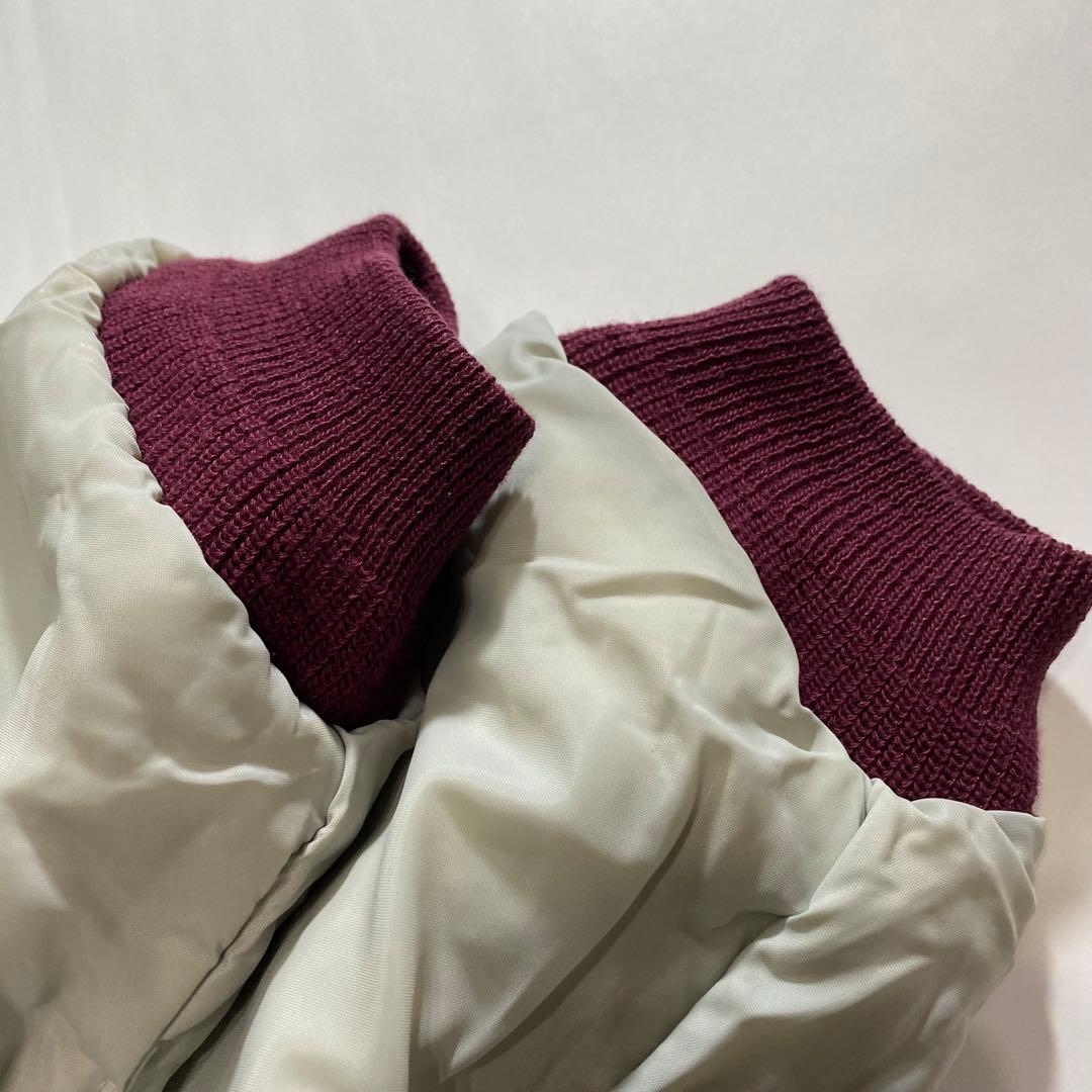 90s USA製 LLBean エルエルビーン ウォームアップ ボルドー 短丈