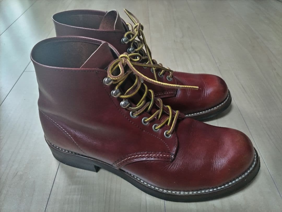 値下げ REDWING 8166 9D 半円犬タグ 赤茶