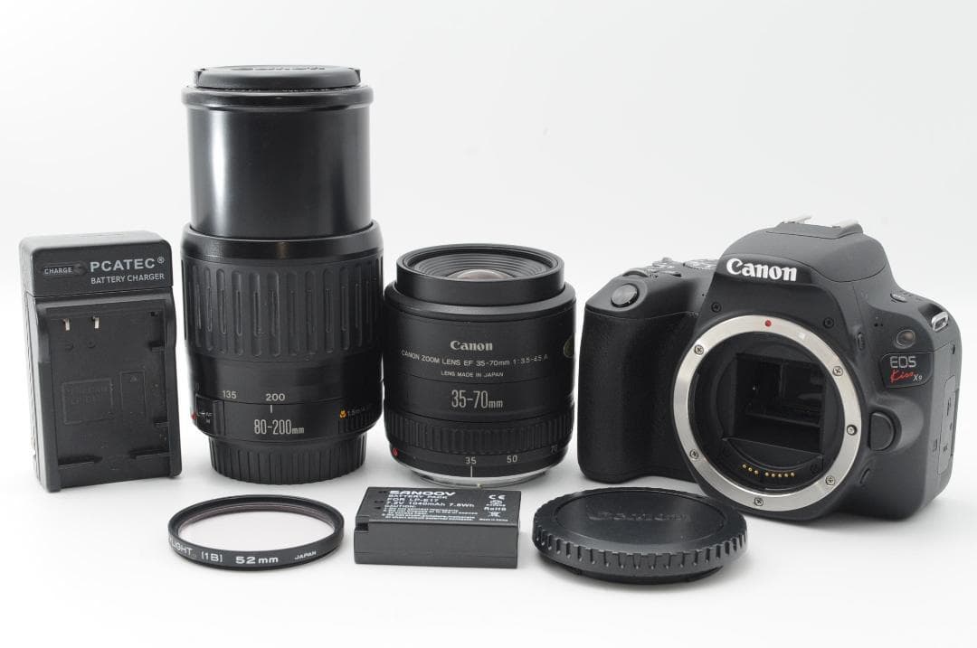 ●新品級⑤●夏のSALE● Canon EOS Kiss x9 ダブルレンズ