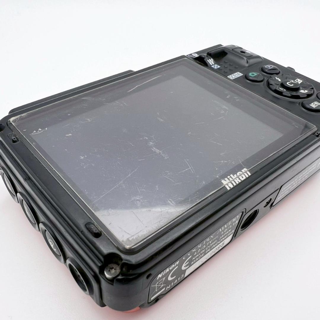 【完動品】Nikon COOLPIX AW130 コンデジ オレンジ 動作確認済
