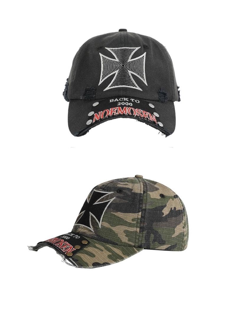 no E mosen ピークキャップ バックトゥ2000デニムキャップ 男女兼用