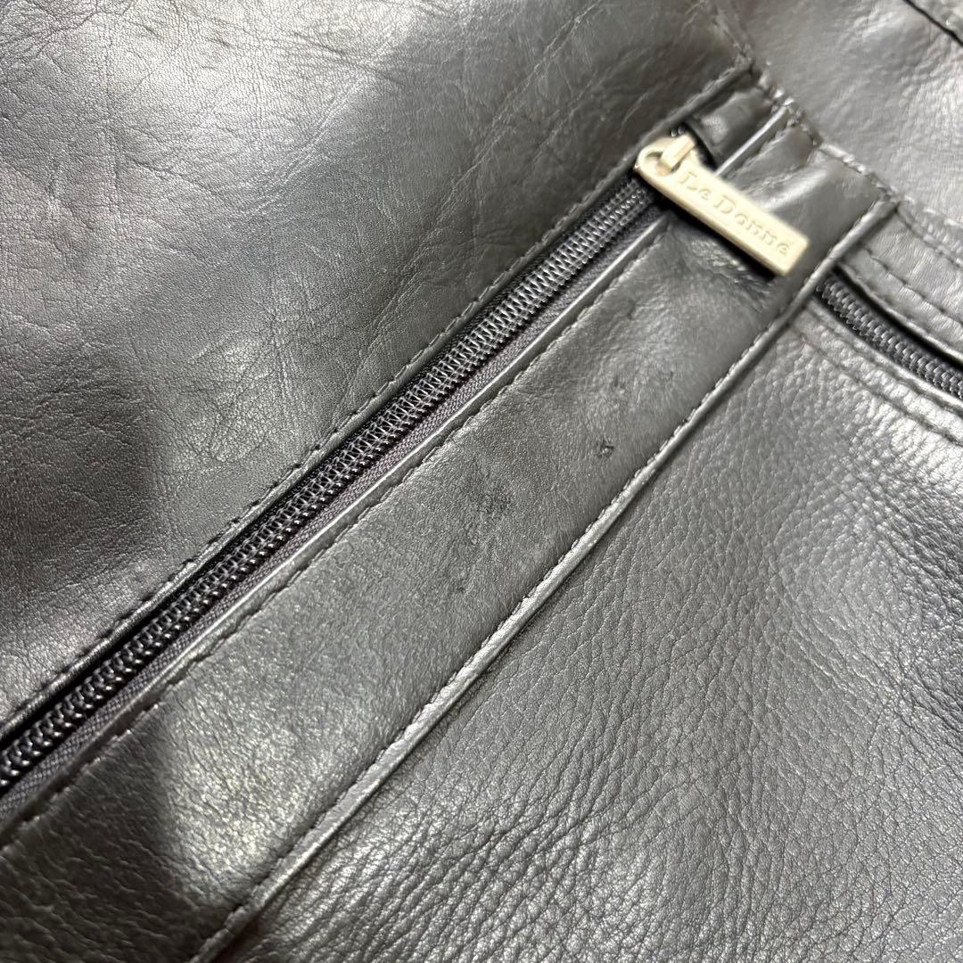 Le Donne Leatherレザー ガーメントバッグ スーツ 収納 旅行