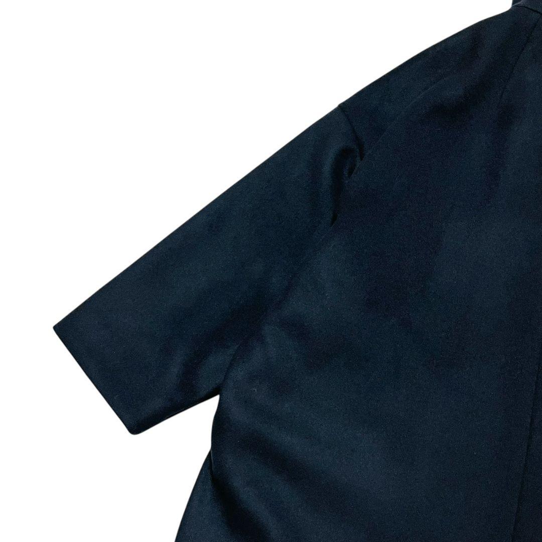 25AW✨　新品タグ付き　NOBLE スタンドカラーオーバーコート ネイビー