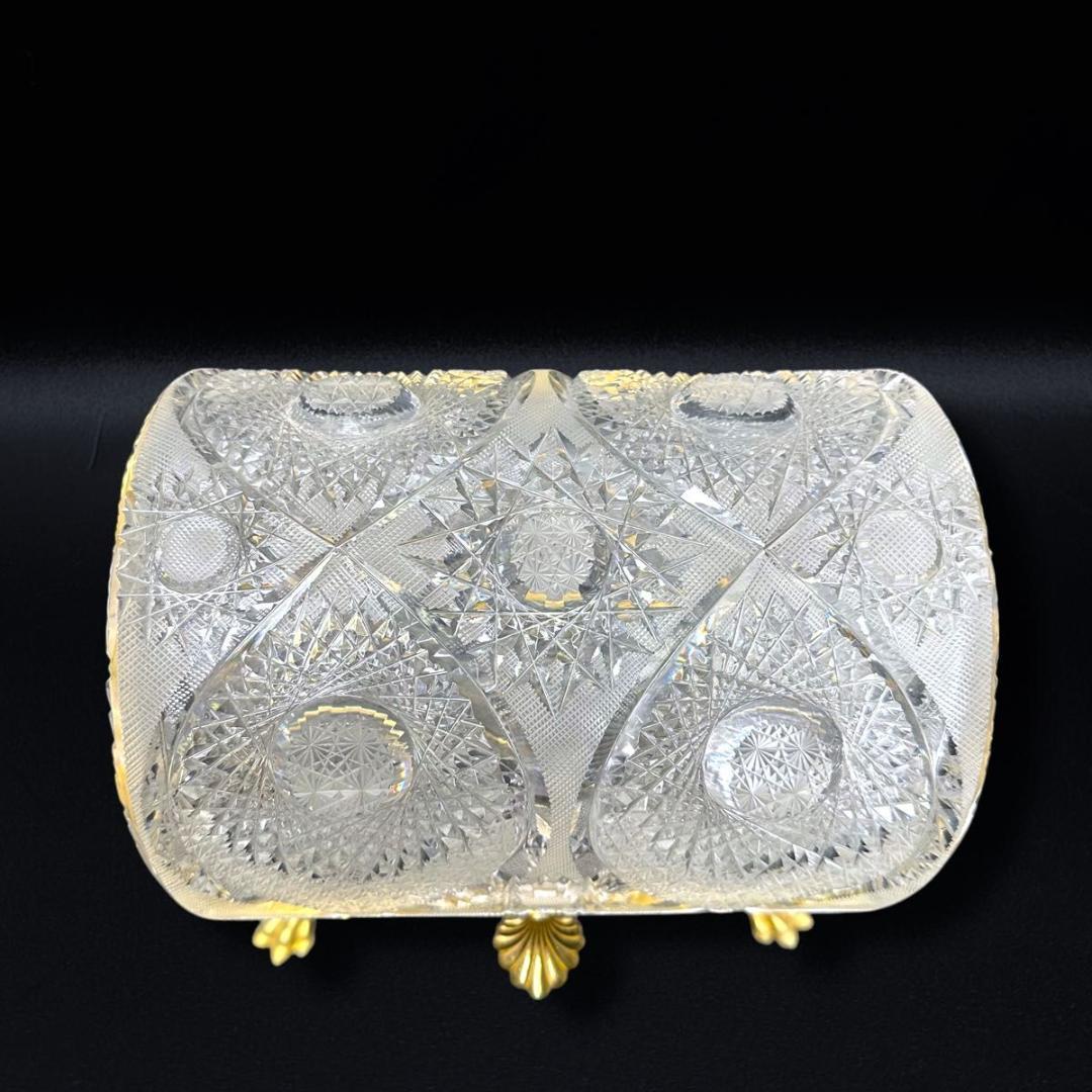 【希少/美品】MARTIN BENITO クリスタル ガラス ボックス 小物入れ