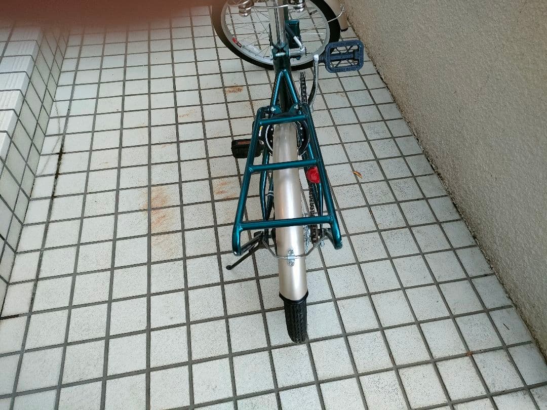 グリーン 折りたたみ自転車