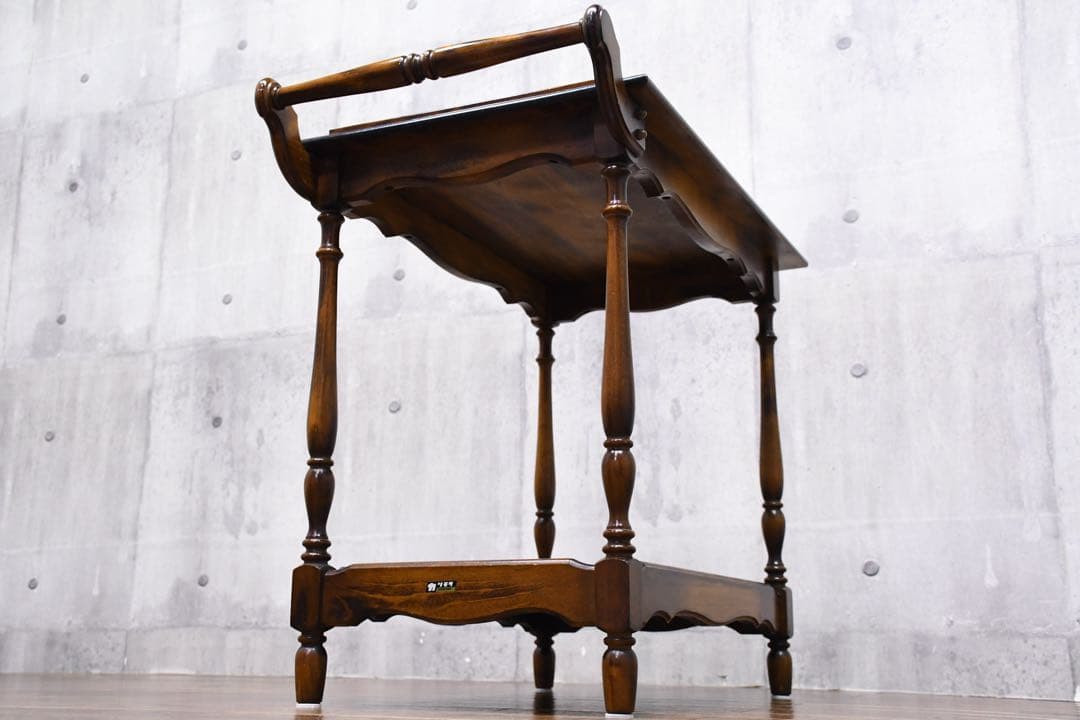 EGK56 オールドカリモク コロニアル キッチンワゴン サービスワゴン