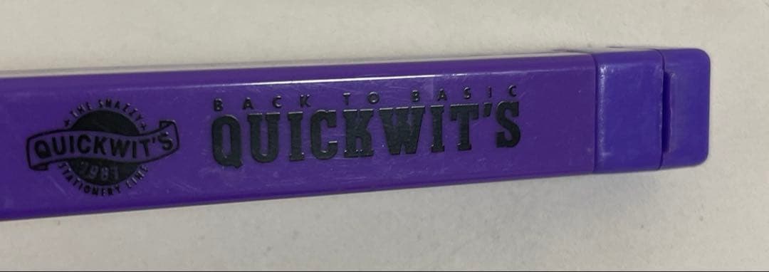 【匿名配送】QUICKWITS シャープペンシル 芯入れ　文房具　1987