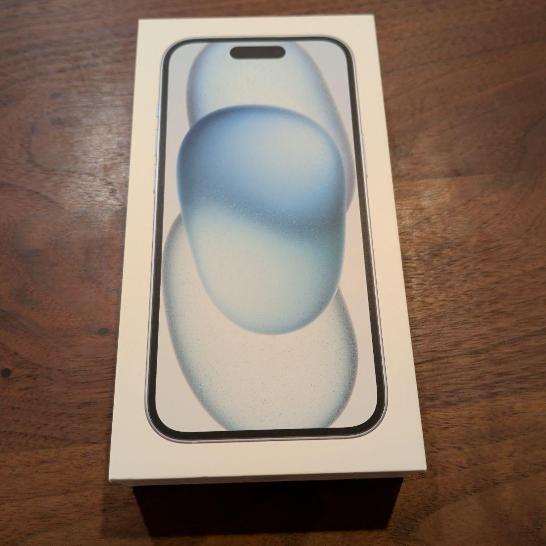 Apple iPhone 15 ブルー　箱付き中古品