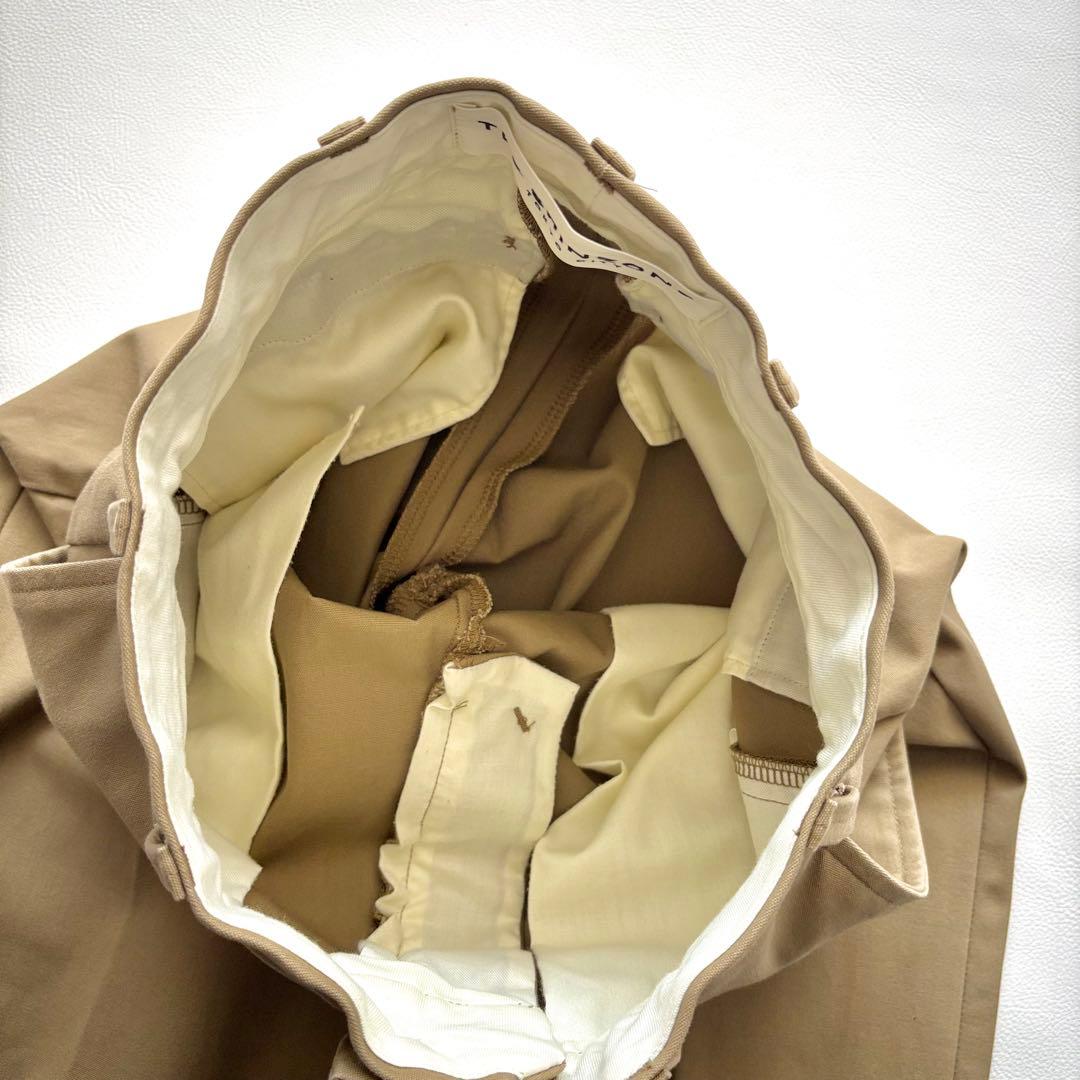 01945-12 ザシンゾーン　ハイウエストチノパンツ　ベージュ　P0