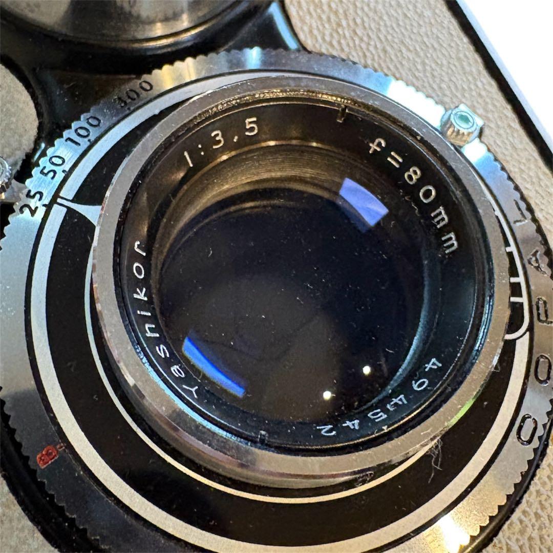 ヤシカ YASHICA Yashica-A 二眼カメラ　元箱・カメラケース付き