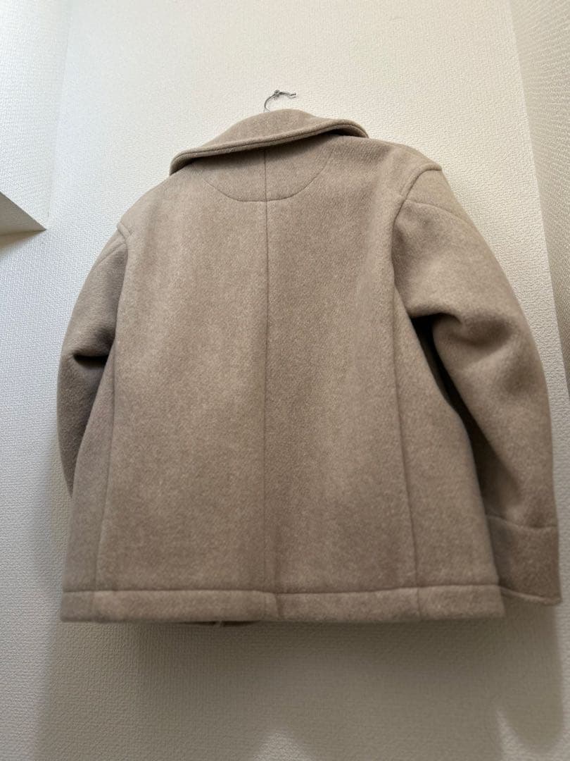 DANTON ダントン ウールパイル 丸襟ジャケット レディース