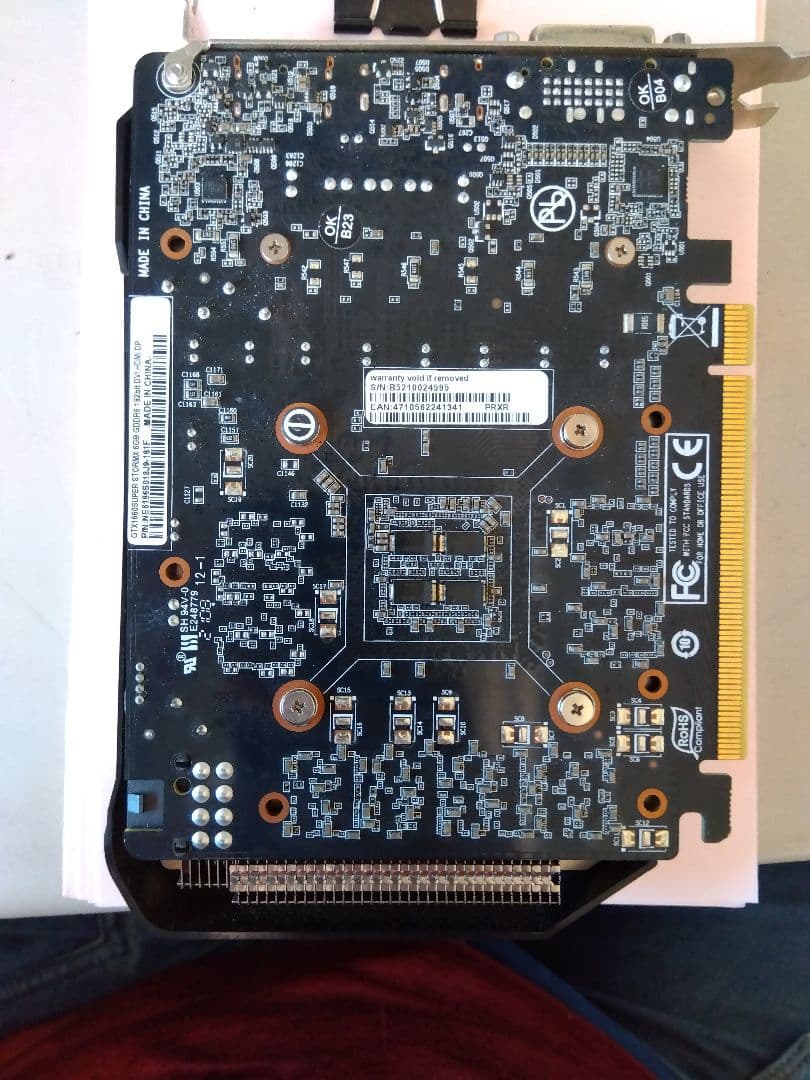 ジャンク品　Palit GTX1660SUPER 6G