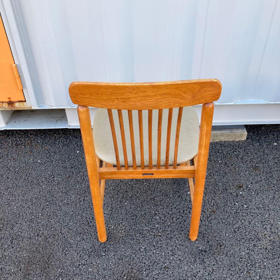 カリモク　ダイニングチェア　2脚