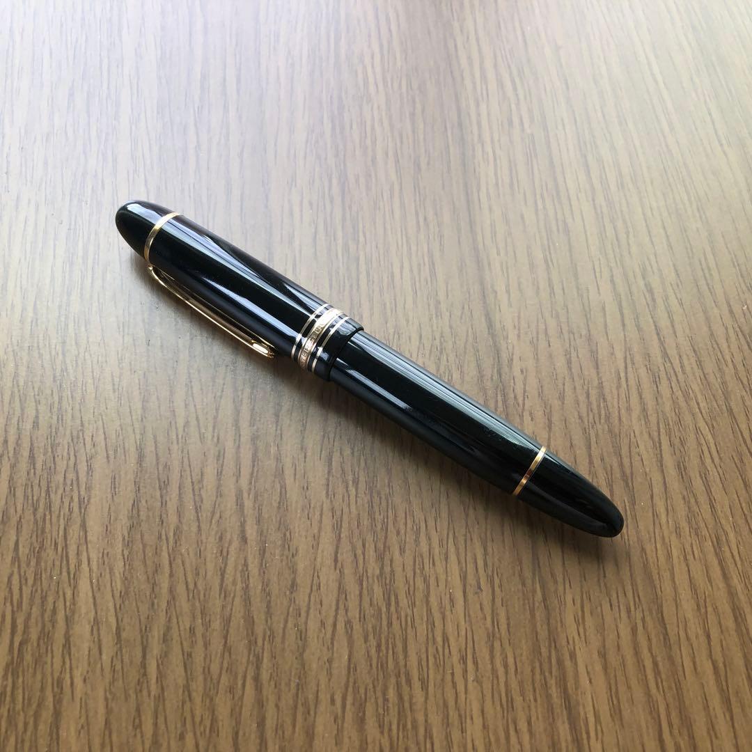 【希少・調整済み】モンブラン 149 14C 中白 二段エボナイト芯 万年筆