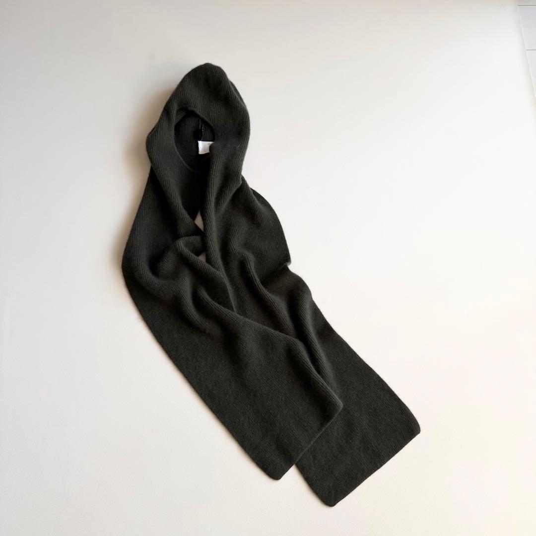 BATONER　6CASHMERE FOX バラクラバ グリーン　カシミヤ