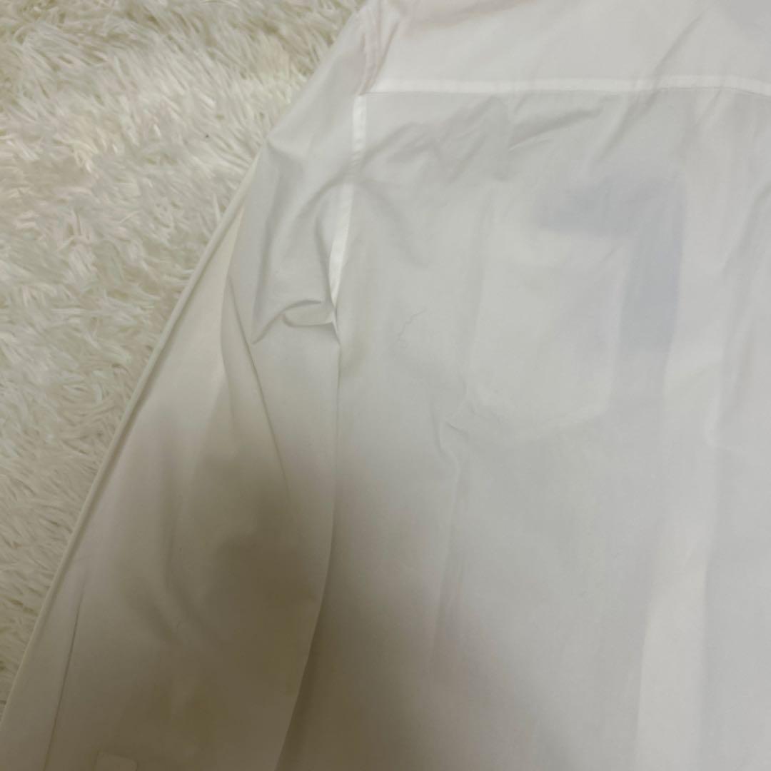 未使用 タグ付き PRADA 長袖 白シャツ 38 コットン　正規品　RFID