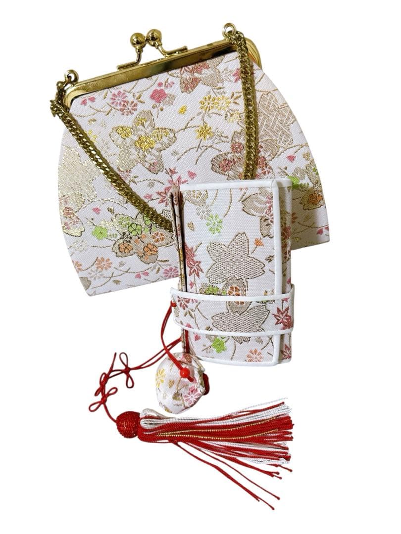 豪華逸品友禅染♡七五三　7歳　女の子　フルセット　一式　紫系　パール付帯締め