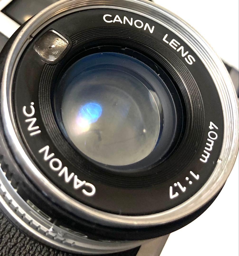 【動作品 外観美品】 Canon Canonet QL17 G-Ⅲ 動作確認済