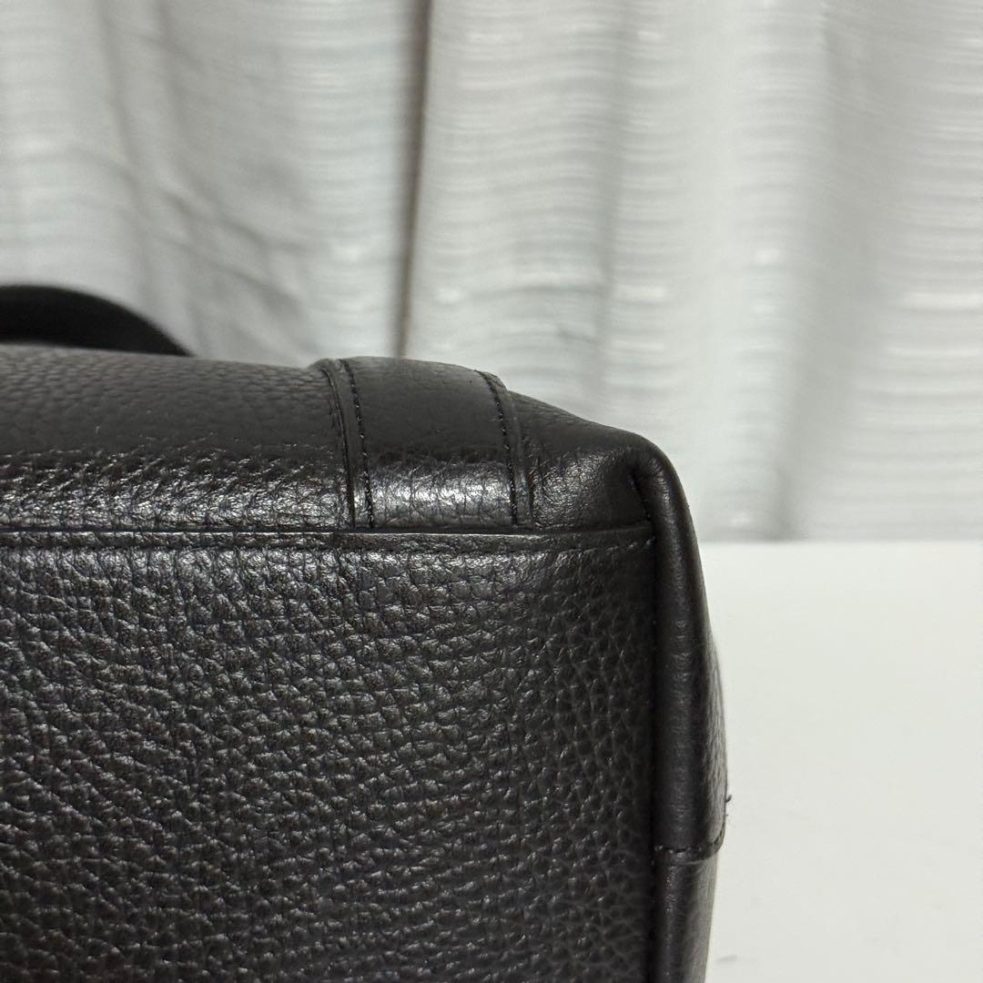 ⭐️極美品⭐️ ペッレモルビダ　テーラマリーナ　ブラック　ミニトート　シボ革