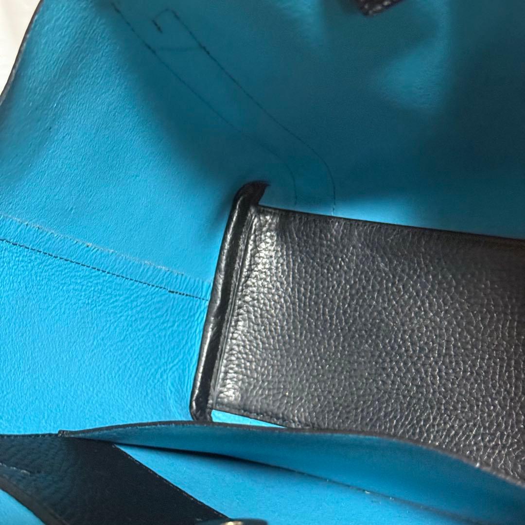 ⭐️極美品⭐️ ペッレモルビダ　テーラマリーナ　ブラック　ミニトート　シボ革