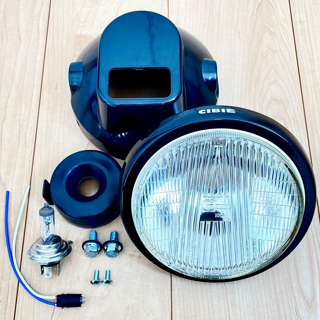 当時物 CIBIE シビエ 凹み ヘッドライト 160φ バブ マーシャル