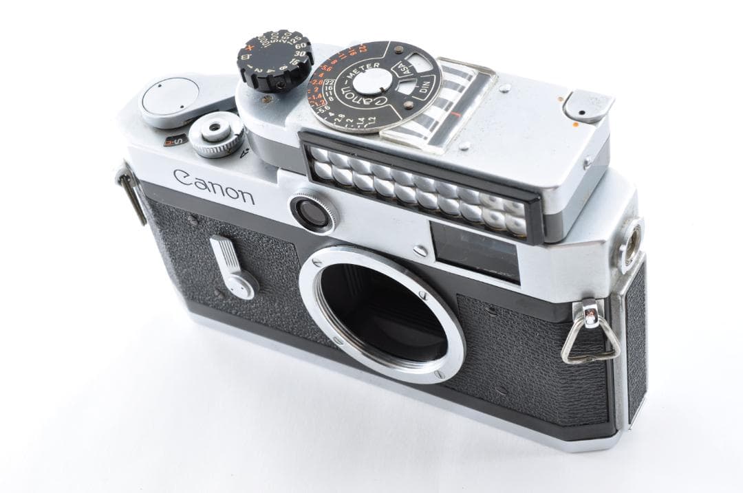 Canon P型 レンジファインダーカメラ レザーケース、露出メーター付き