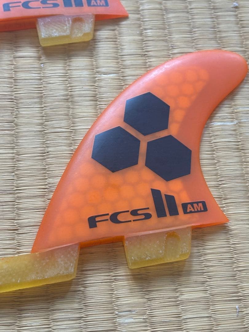 FCS2 AM トライ・クワッドフィン オレンジ　5枚セット