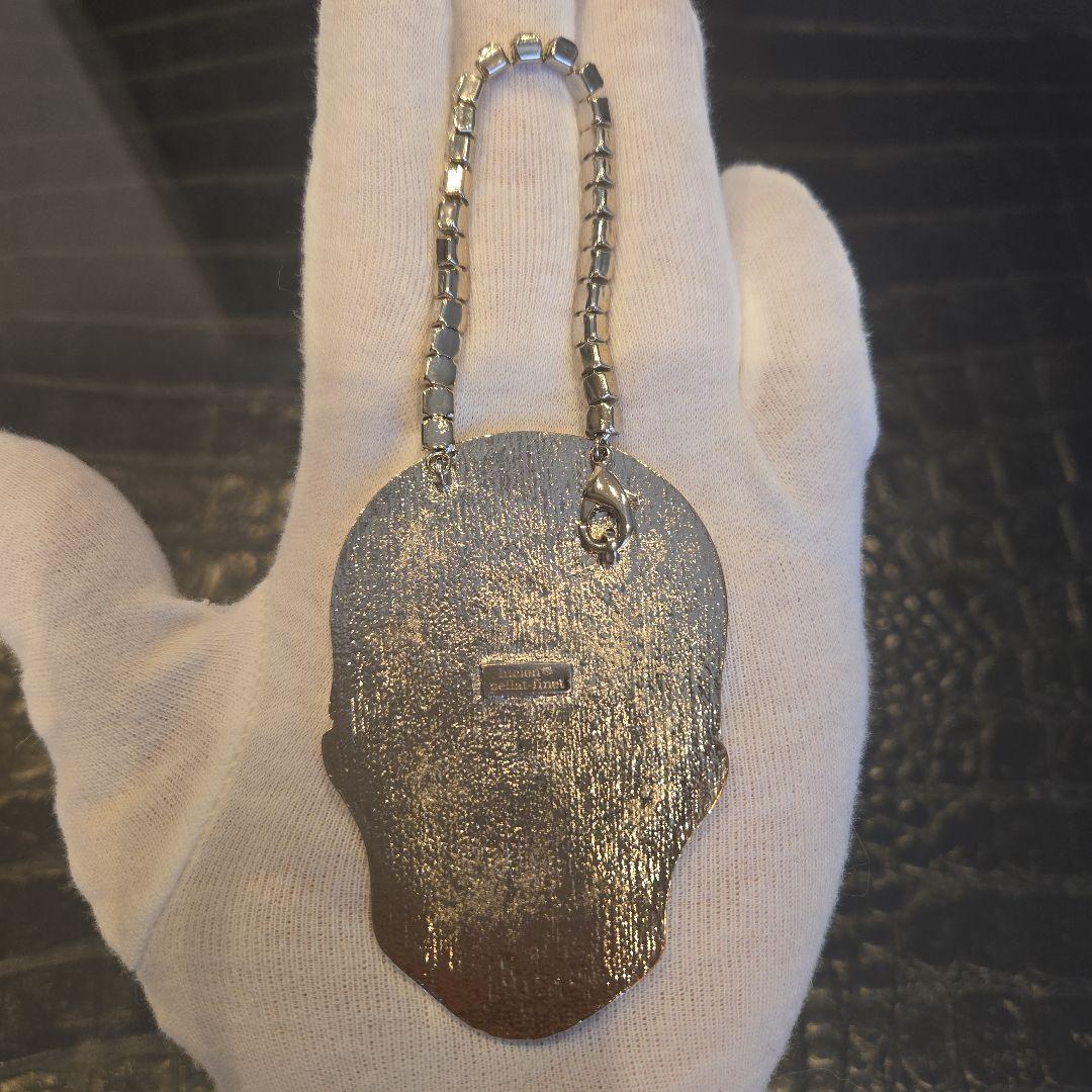 ルシアンペラフィネ スカル バッグチャーム キーホルダー クリスタル ビジュー