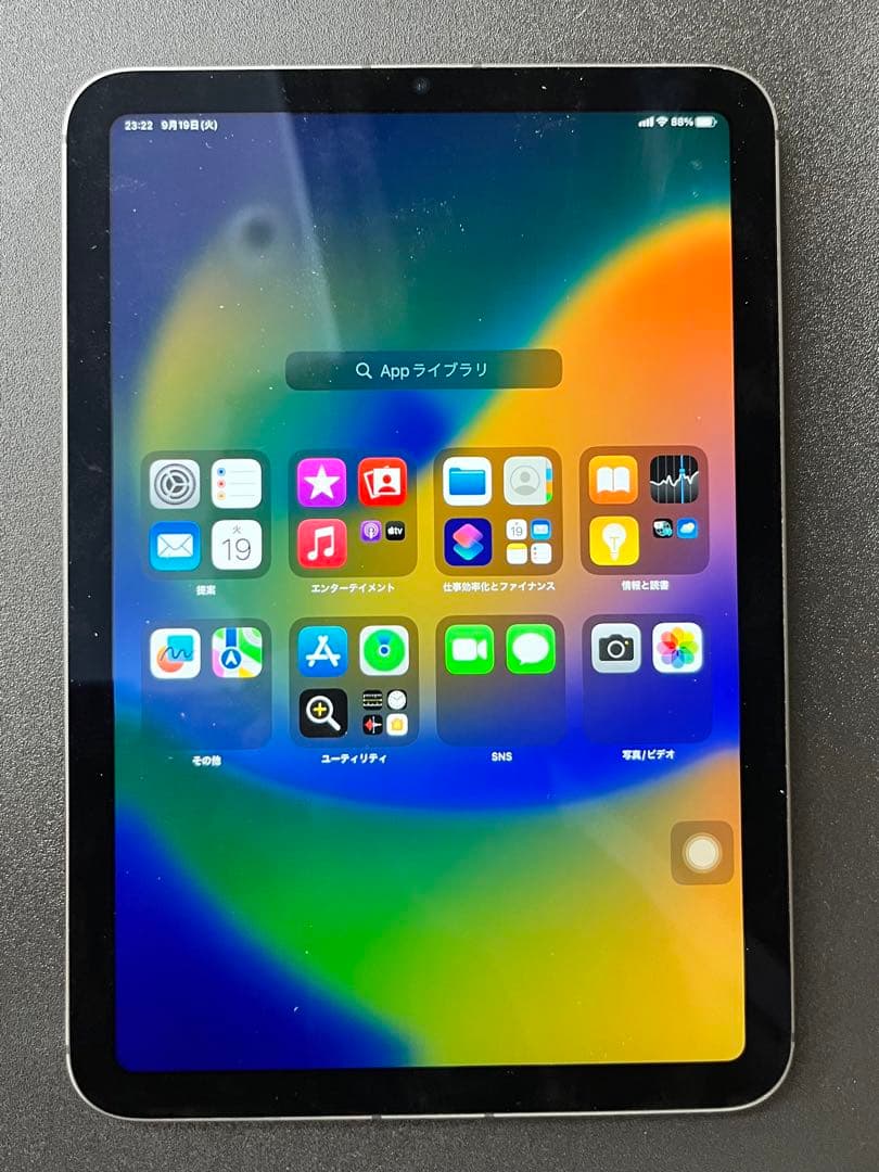 ipad mini 6世代 64GB simフリー ジャンク　スペースグレイ