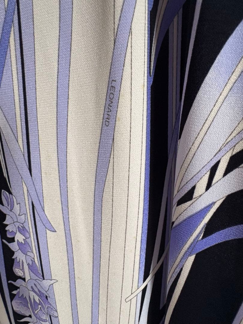 レオナール42サイズ七分袖ワンピース